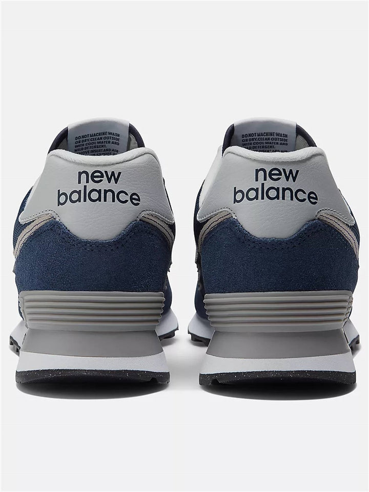 NEW BALANCE 574 CORE TTRAINERS NAVY WITH WHITE