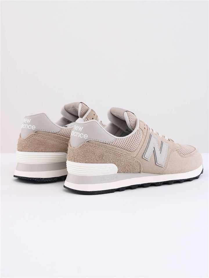 NEW BALANCE 574 BEIGE WITH NB WHITE