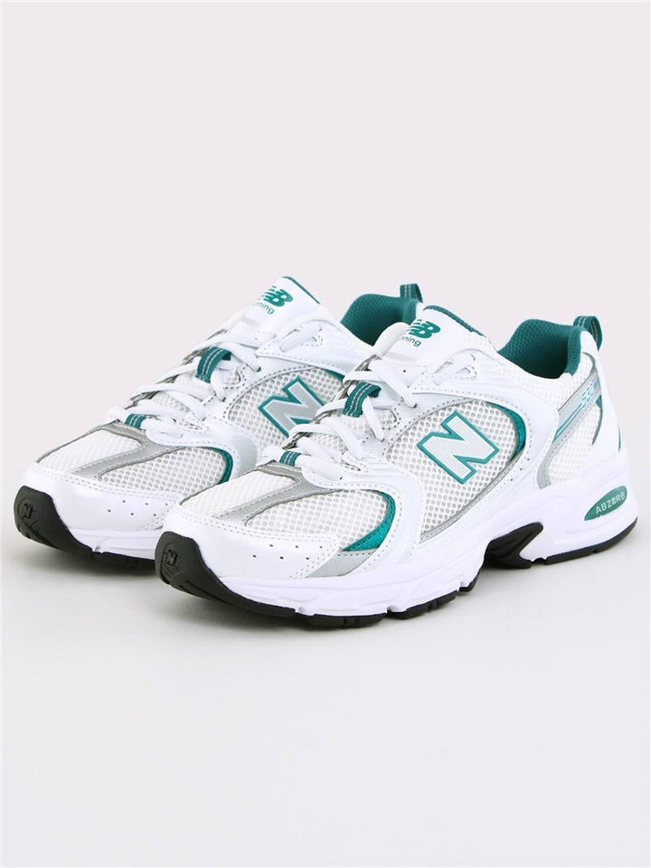 NEW BALANCE 530 WHITE / SILVER METALLIC / GREEN