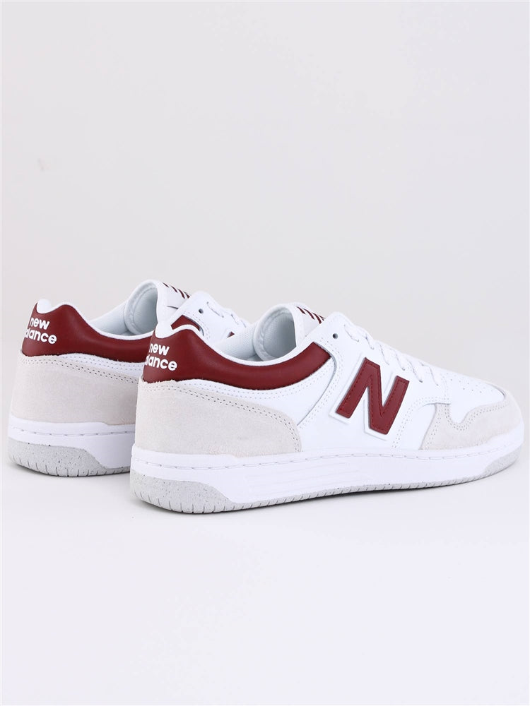 NEW BALANCE 480 WHITE/RED