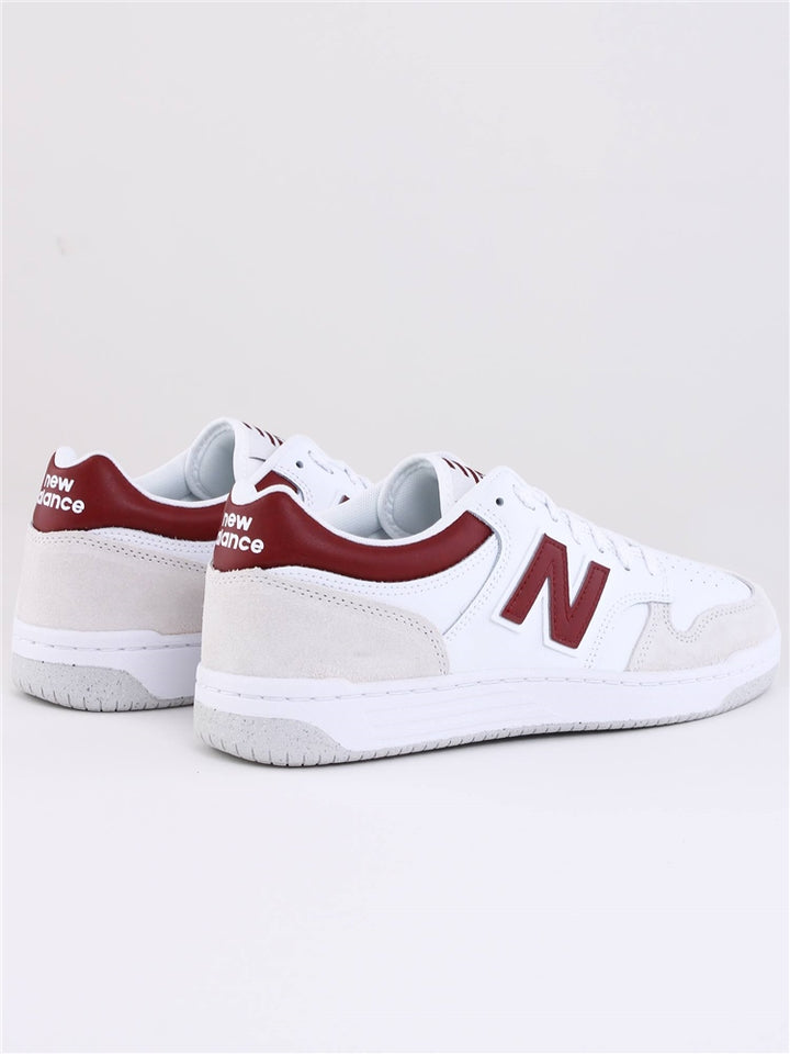 NEW BALANCE 480 WHITE/RED