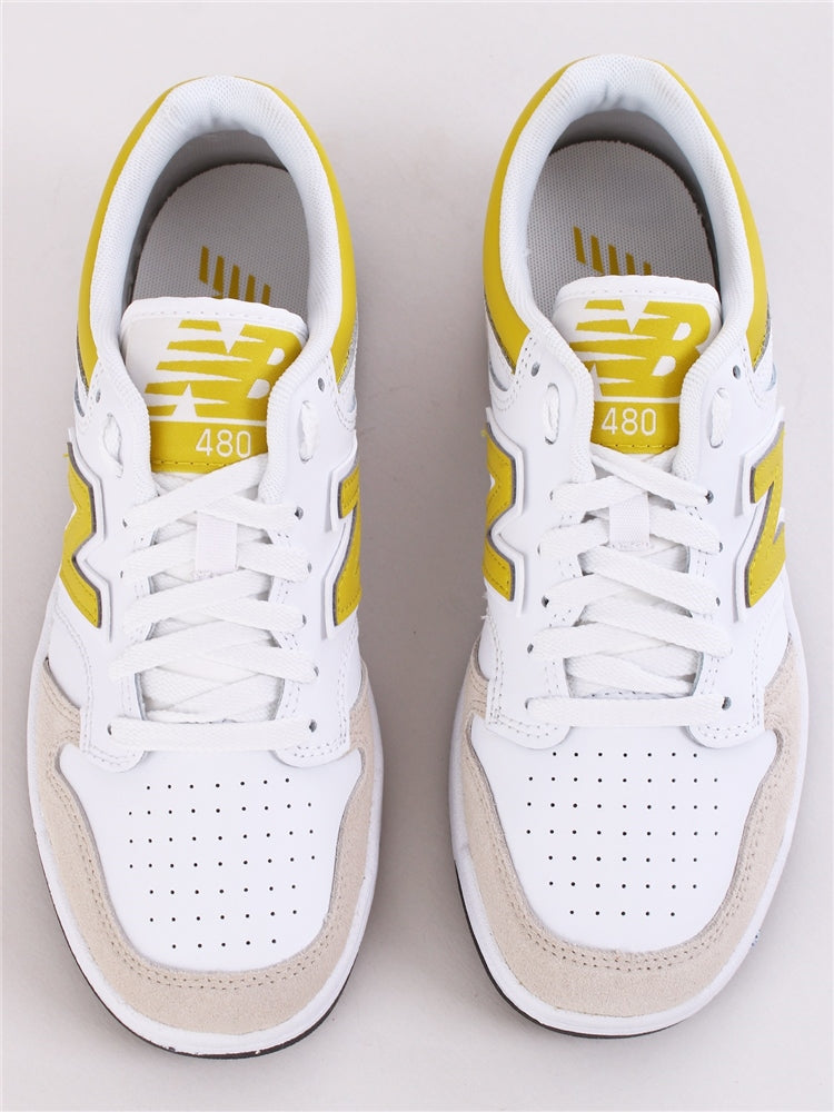 NEW BALANCE 480 WHITE / YELLOW