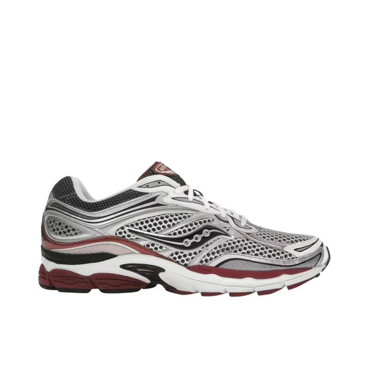 SAUCONY PROGRID OMNI 9 SILVER BURGUNDY — Stock 