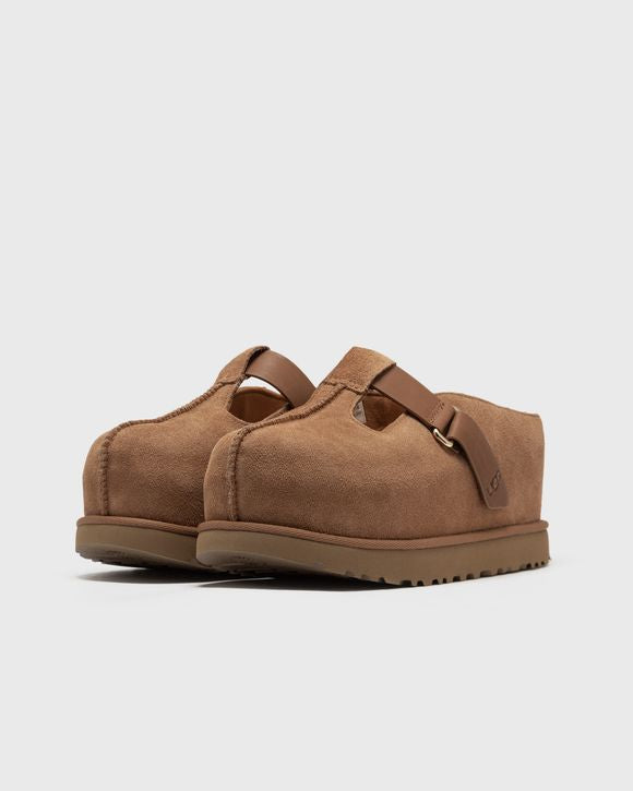 UGG WOMEN GOLDENSTAR HI CLOG CHESTNUT