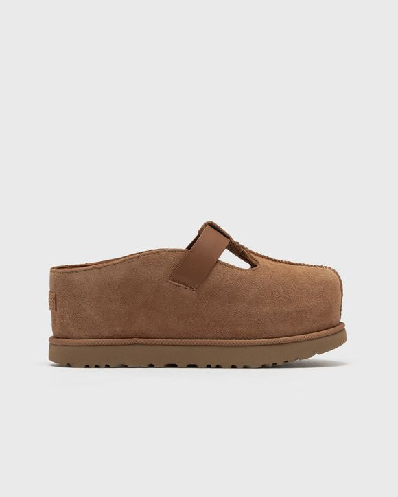 UGG WOMEN GOLDENSTAR HI CLOG CHESTNUT