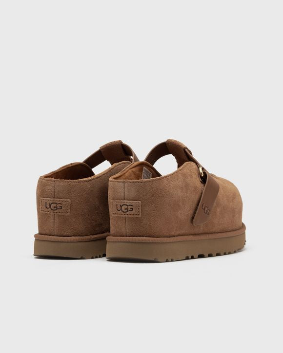 UGG WOMEN GOLDENSTAR HI CLOG CHESTNUT