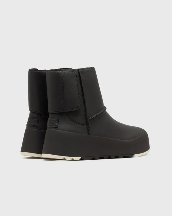 UGG WMNS CLASSIC STREETSCAPE LTHR BLACK JASMINE