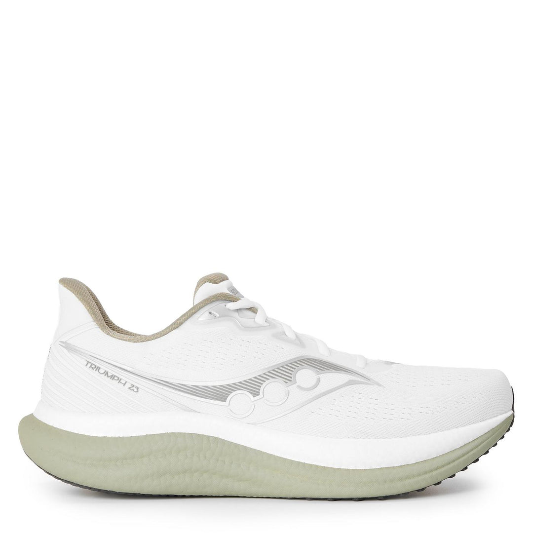 SAUCONY TRIUMPH 23 ROAD RUNNING WHITE LAUREL