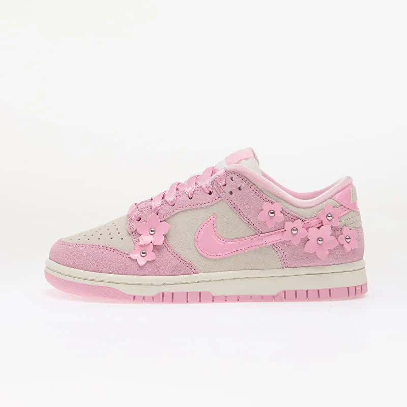 NIKE DUNK LOW SE "FLORETTE" PINK RISE/ PINK RISE-SAIL
