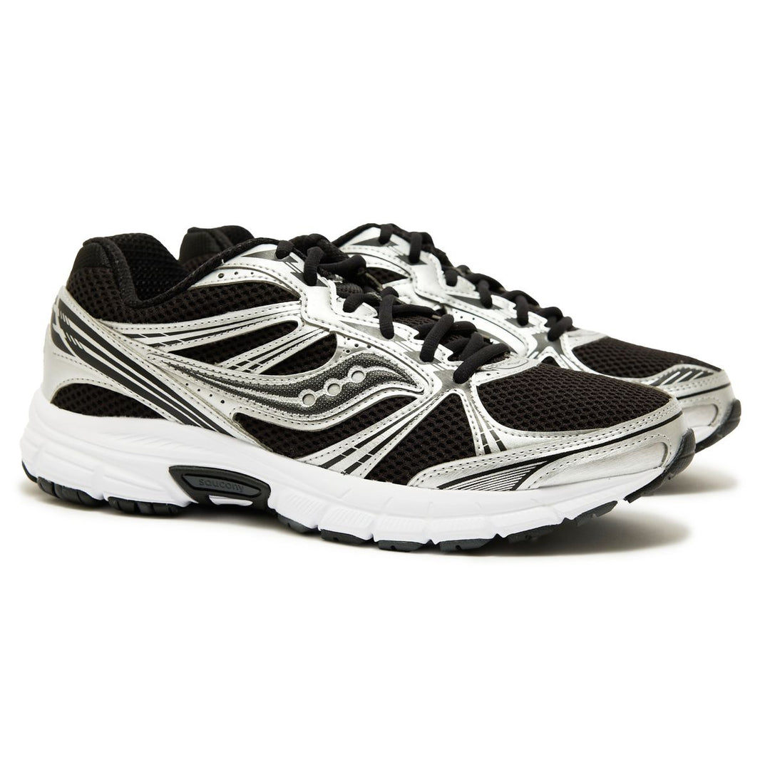 SAUCONY GRID LEGACY SILVER BLACK