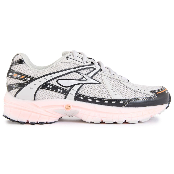 BROOKS ADRENALINE GTS 10 QUIET GREY BLACK CORAL ROSE