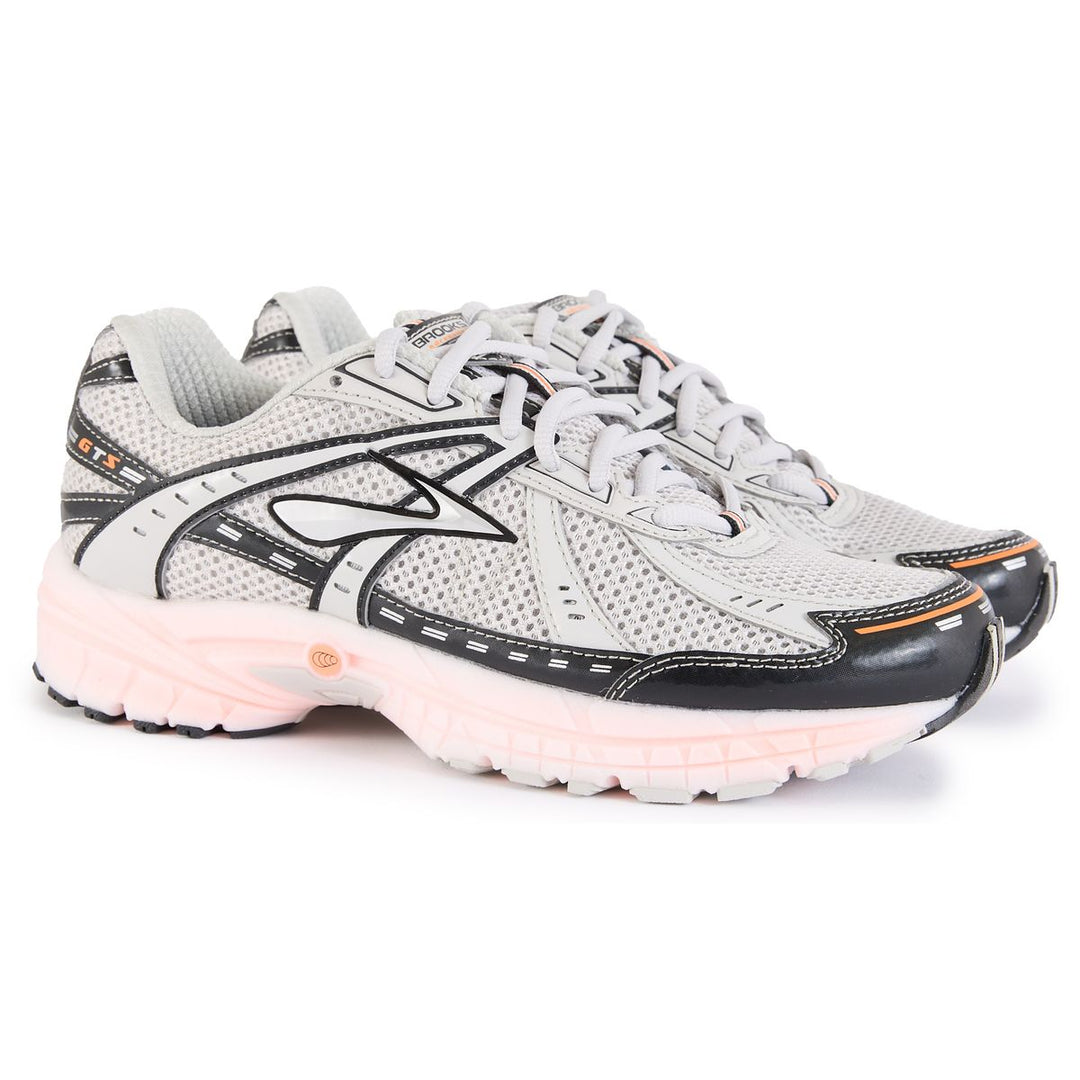 BROOKS ADRENALINE GTS 10 QUIET GREY BLACK CORAL ROSE
