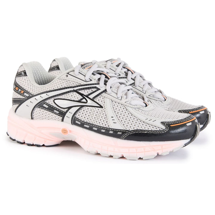 BROOKS ADRENALINE GTS 10 QUIET GREY BLACK CORAL ROSE