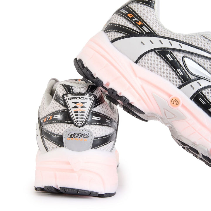 BROOKS ADRENALINE GTS 10 QUIET GREY BLACK CORAL ROSE