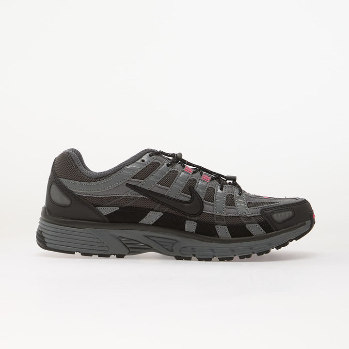NIKE P-6000 MEDIUM ASH/ BLACK-IRON GREY-HYPER PINK