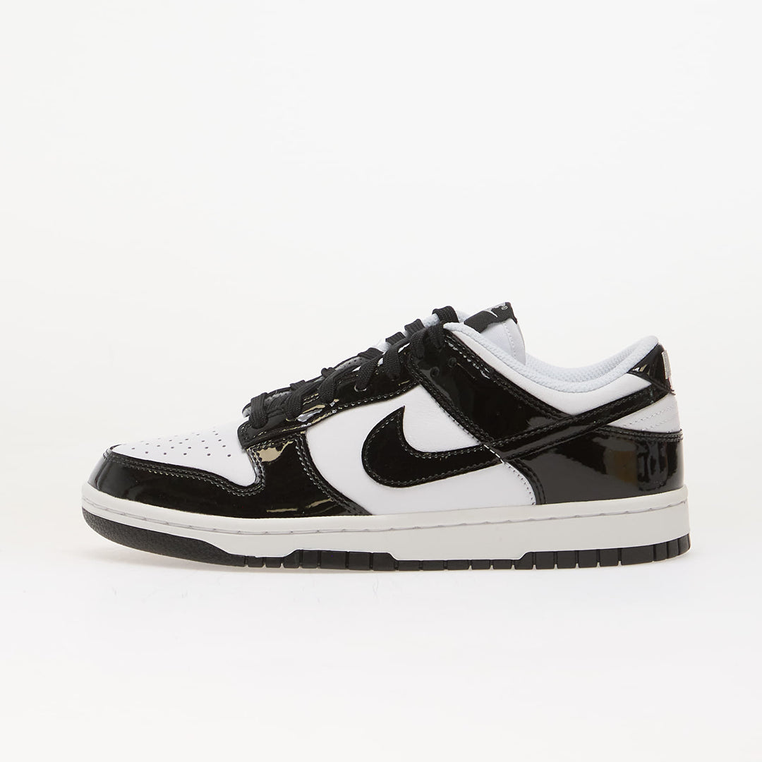 NIKE DUNK LOW SE WHITE/ BLACK-WHITE-METALLIC SILVER