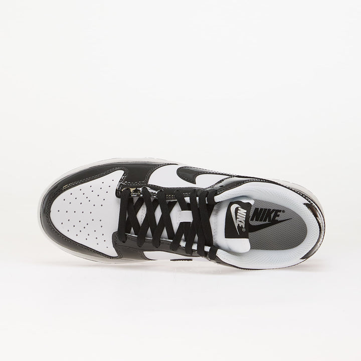 NIKE DUNK LOW SE WHITE/ BLACK-WHITE-METALLIC SILVER