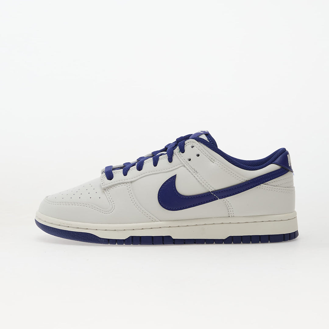 NIKE DUNK LOW RETRO SUMMIT WHITE/ DEEP ROYAL BLUE