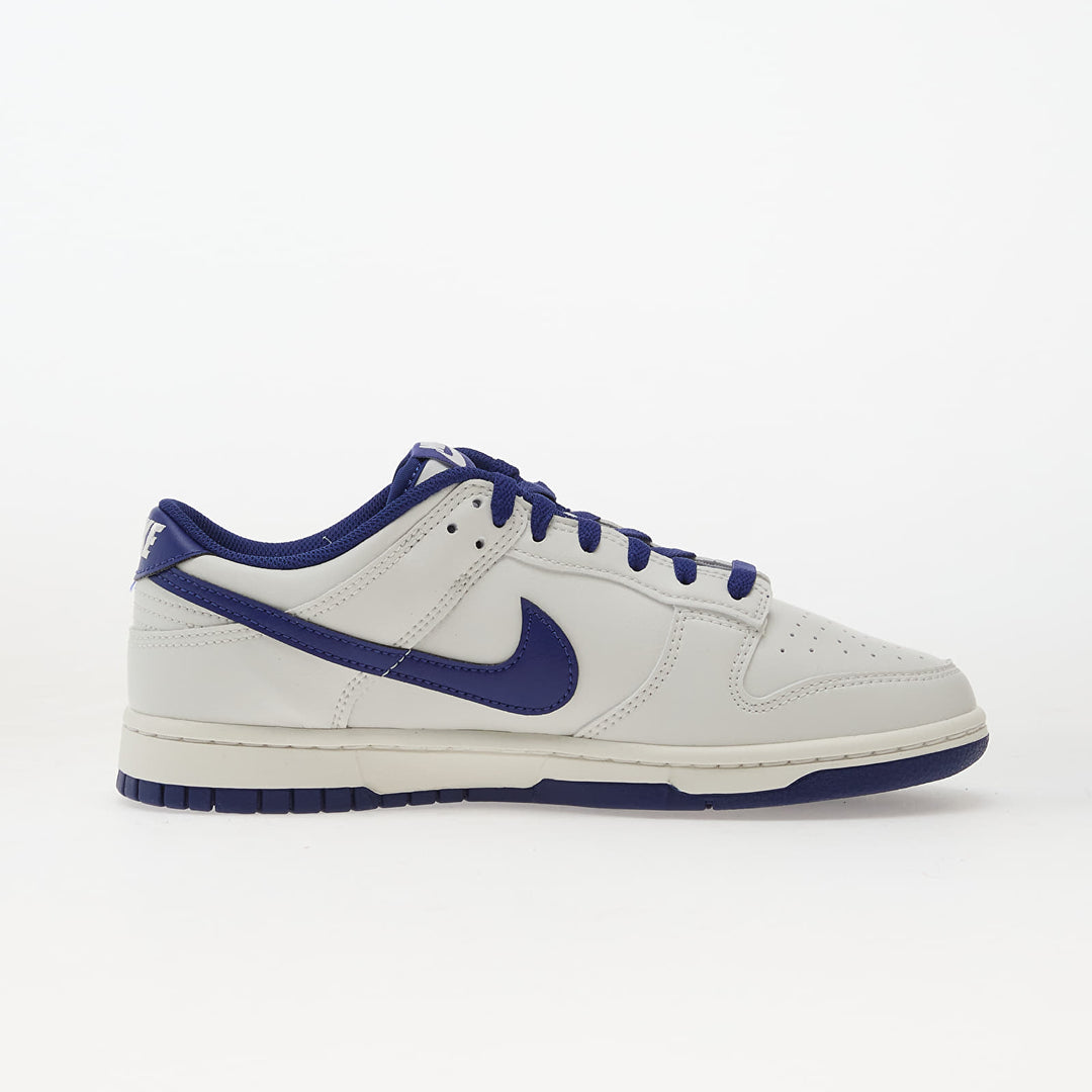 NIKE DUNK LOW RETRO SUMMIT WHITE/ DEEP ROYAL BLUE