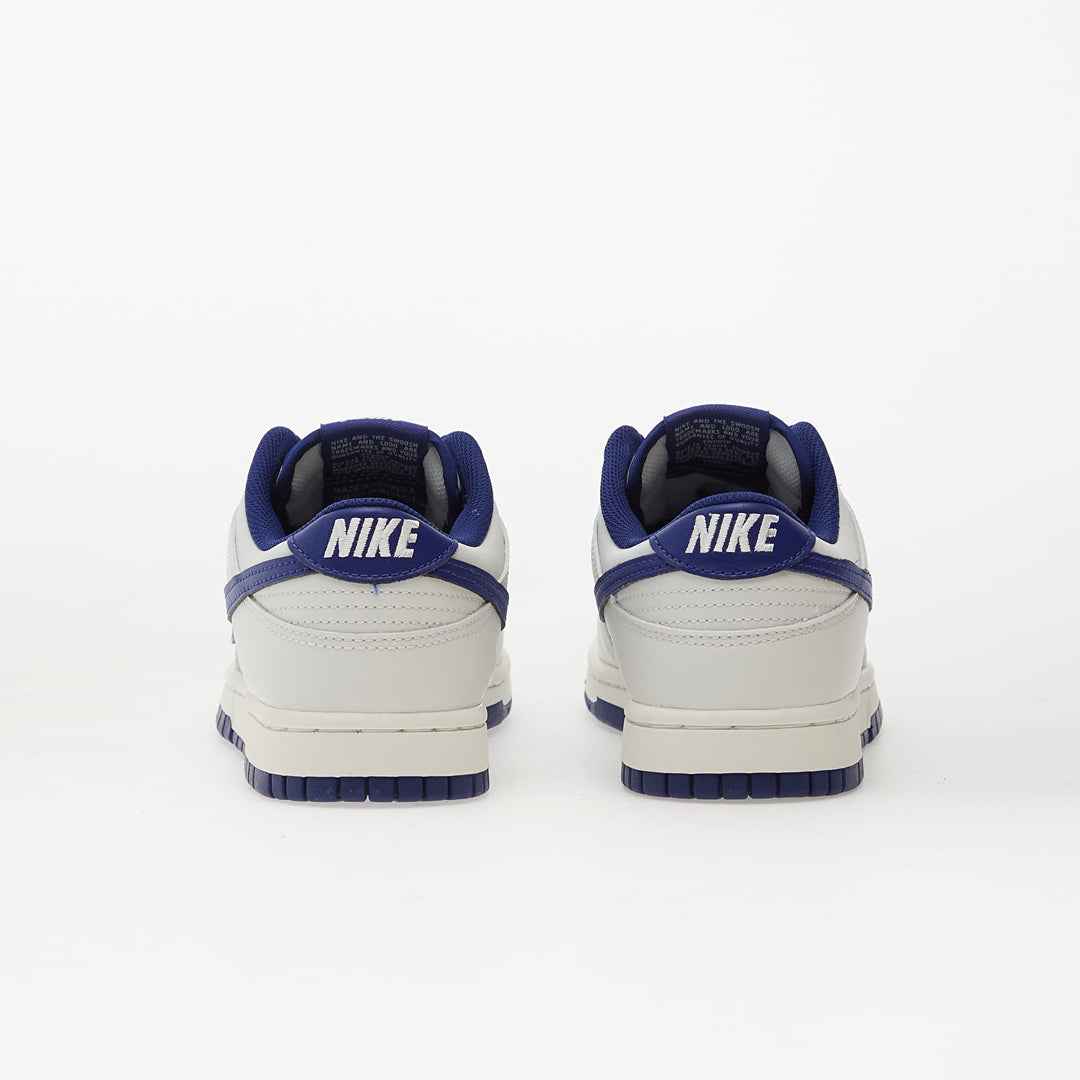 NIKE DUNK LOW RETRO SUMMIT WHITE/ DEEP ROYAL BLUE