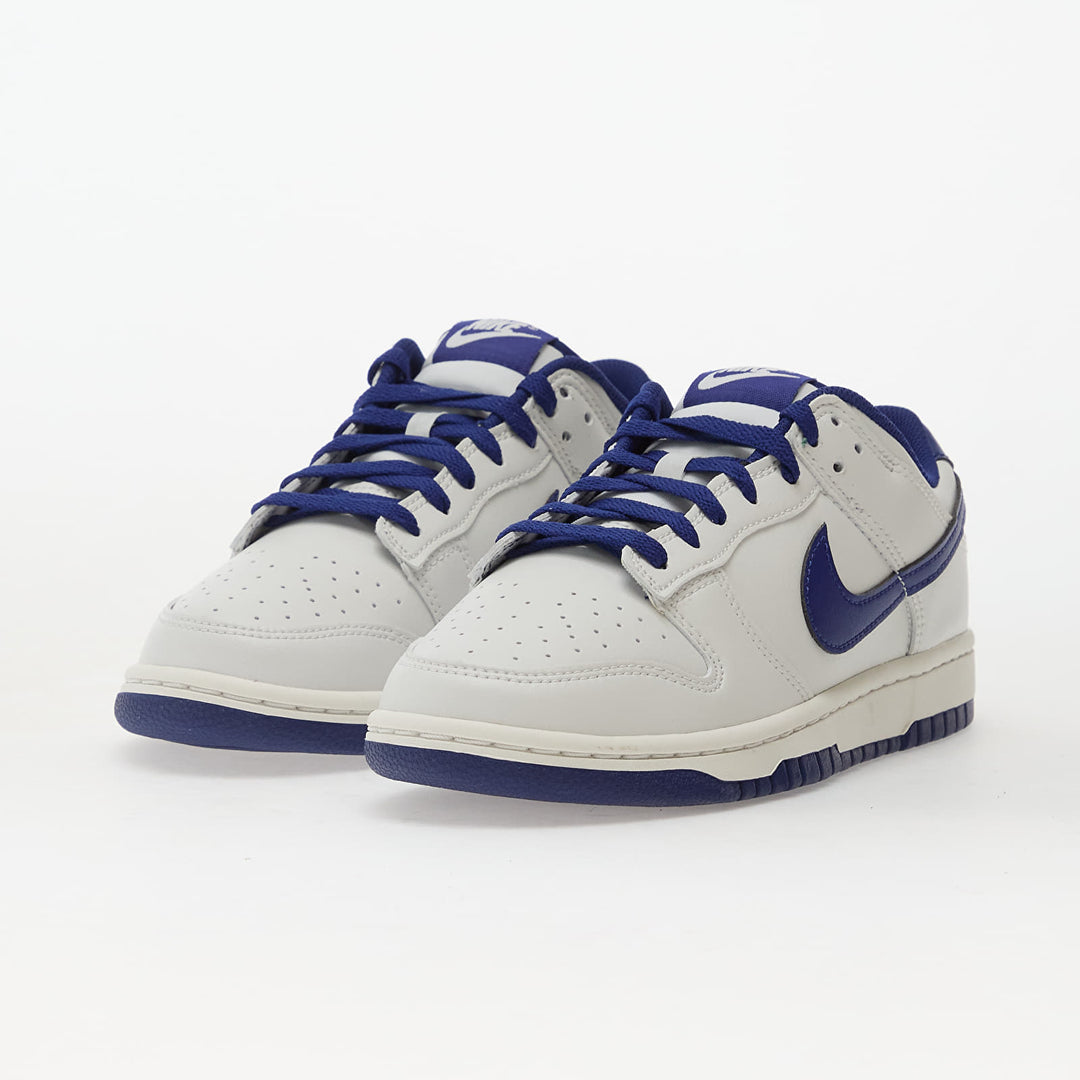 NIKE DUNK LOW RETRO SUMMIT WHITE/ DEEP ROYAL BLUE