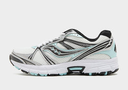 SAUCONY GRID LEGACY WOMEN'S WHITE BLUE SILVER BLACK