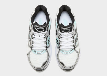 SAUCONY GRID LEGACY WOMEN'S WHITE BLUE SILVER BLACK — Stock