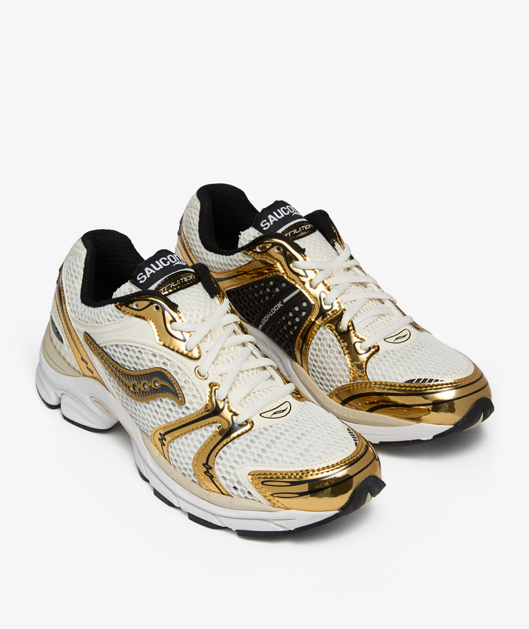 SAUCONY PROGRID TRIUMPH 4 EGRET BLACK