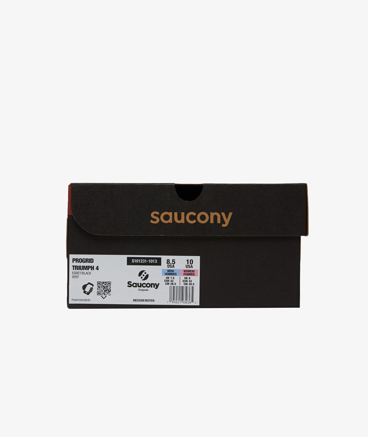 SAUCONY PROGRID TRIUMPH 4 EGRET BLACK