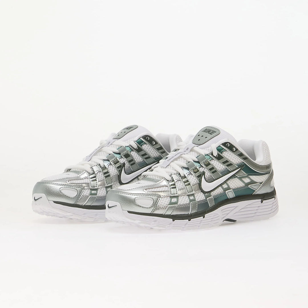 NIKE P-6000 WHITE/ WHITE-MICA GREEN-CAMO GREEN