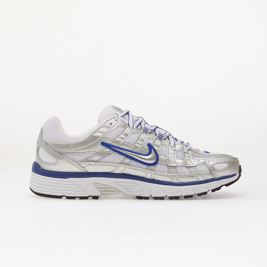 NIKE P-6000 WHITE/ METALLIC SILVER-OLD ROYAL-BLACK