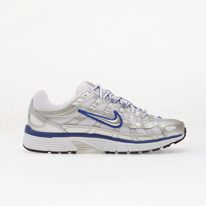 NIKE P-6000 WHITE/ METALLIC SILVER-OLD ROYAL-BLACK