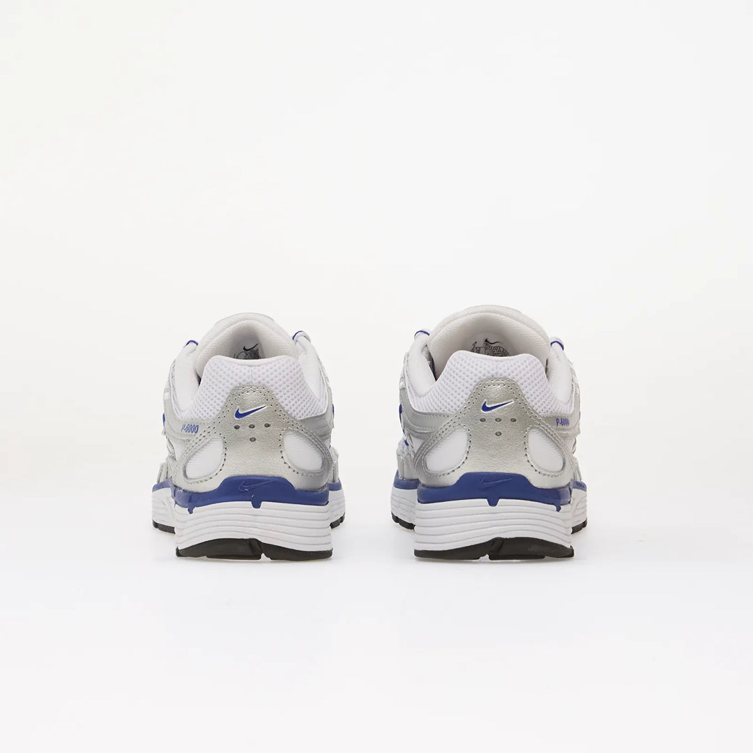 NIKE P-6000 WHITE/ METALLIC SILVER-OLD ROYAL-BLACK