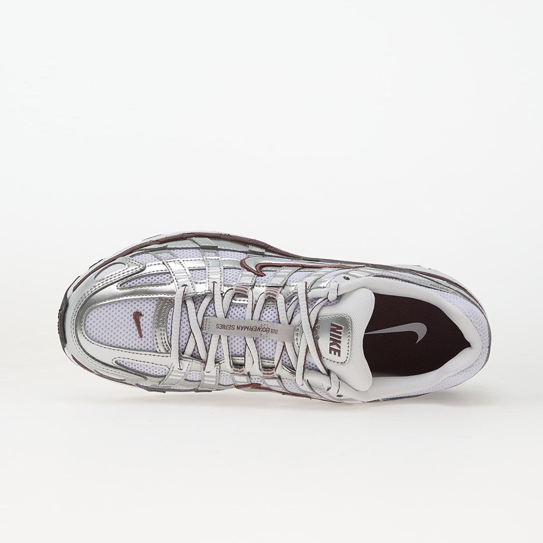 NIKE W P-6000 WHITE/ TATTOO-METALLIC SILVER-BLACK