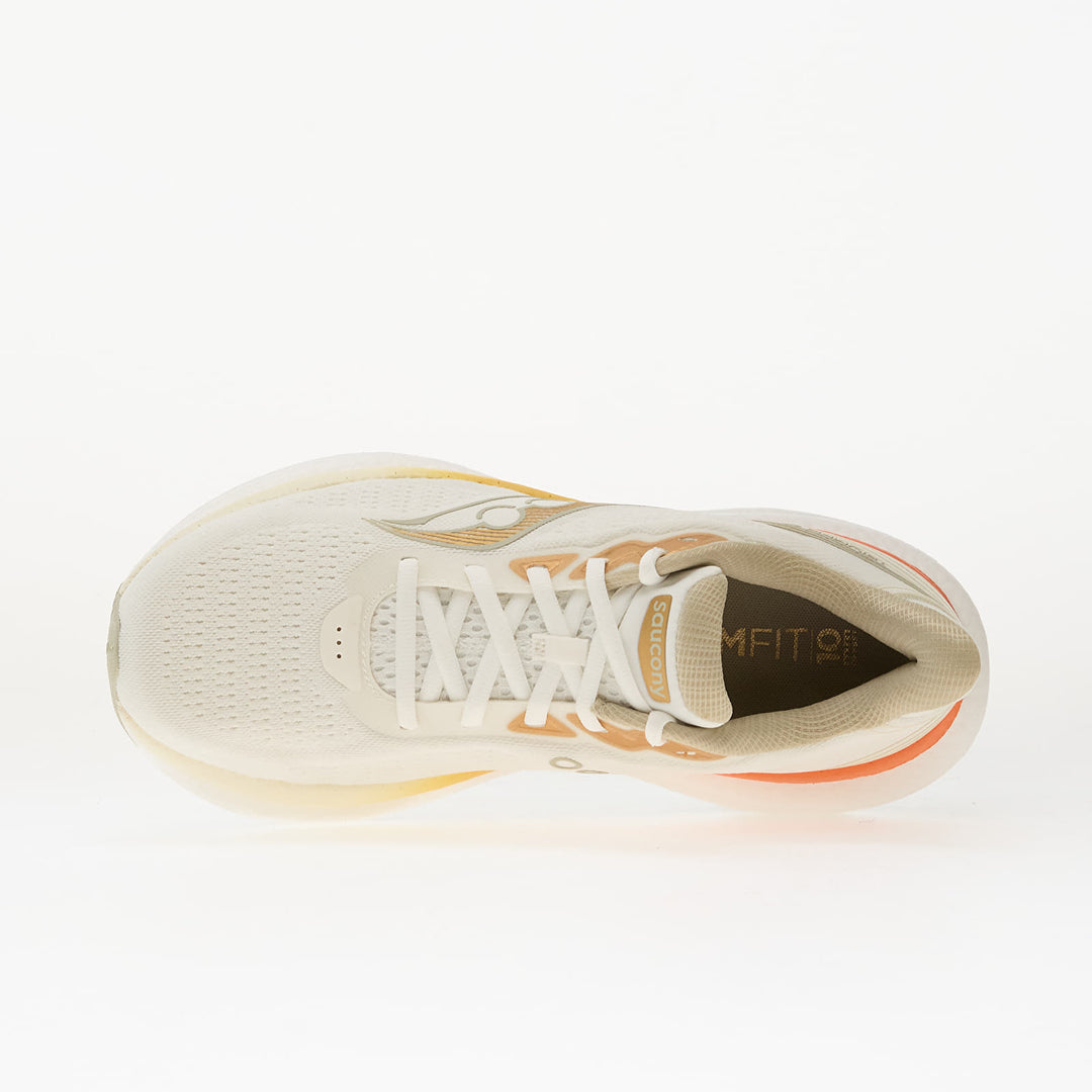 SAUCONY TRIUMPH 23 IVORY/ FIRE