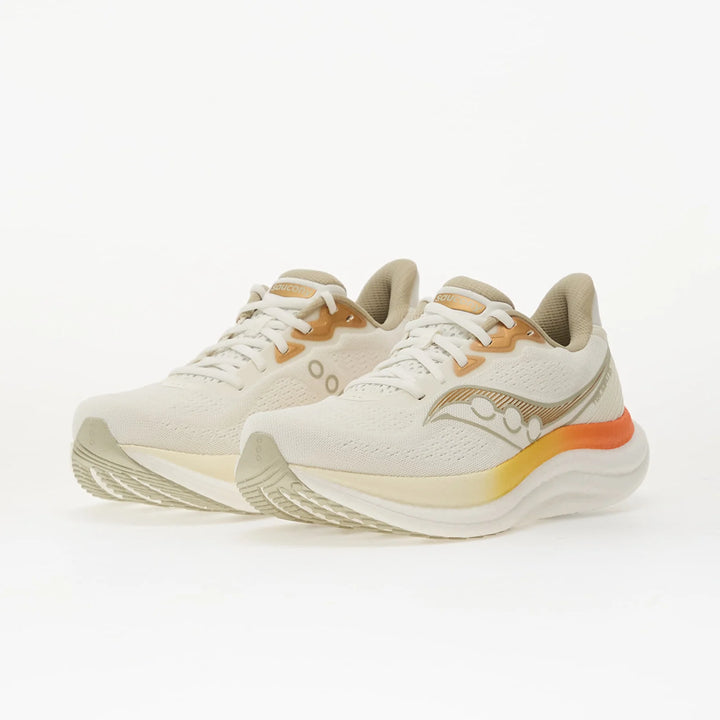 SAUCONY TRIUMPH 23 IVORY/ FIRE