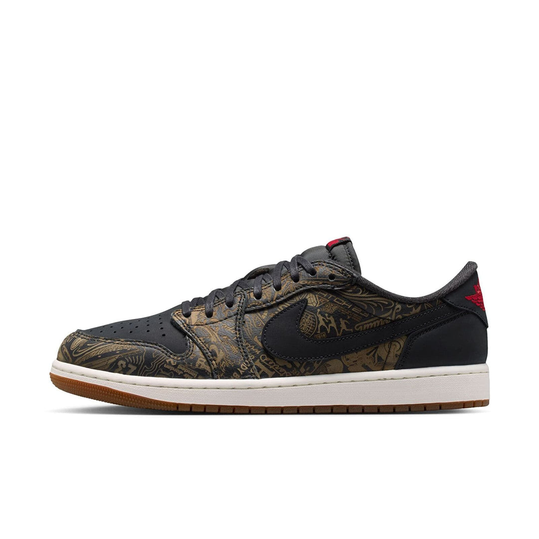 AIR JORDAN 1 LOW OG "LASER" BLACK/ VARSITY RED/ SUMMIT WHITE