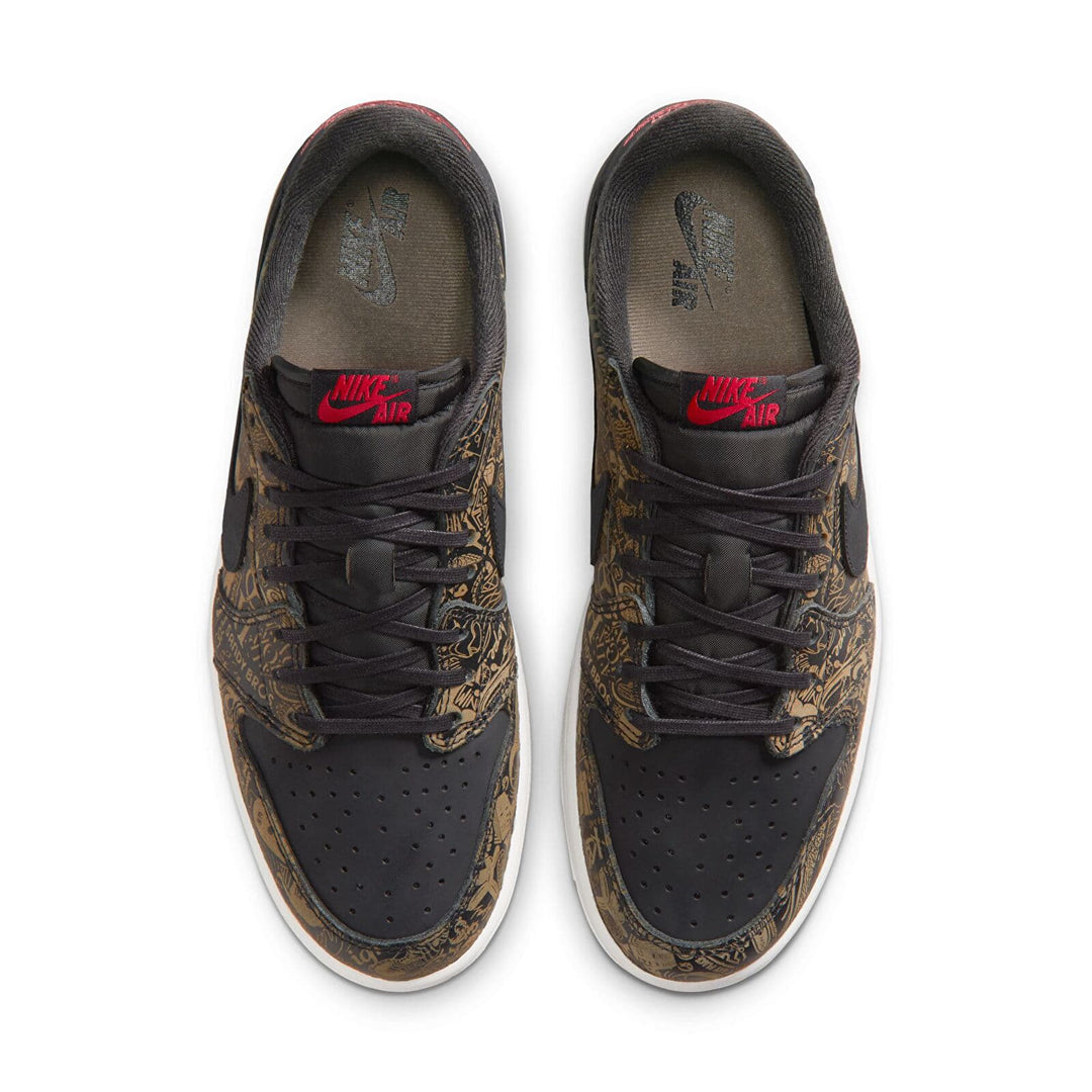 AIR JORDAN 1 LOW OG "LASER" BLACK/ VARSITY RED/ SUMMIT WHITE