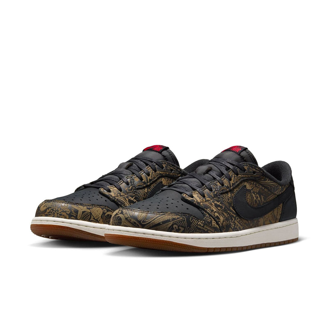 AIR JORDAN 1 LOW OG "LASER" BLACK/ VARSITY RED/ SUMMIT WHITE