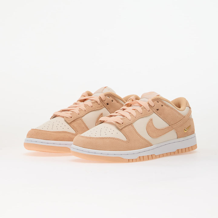 NIKE DUNK LOW SUEDE SUNSET HAZE/ SUNSET HAZE-CHALK-WHITE