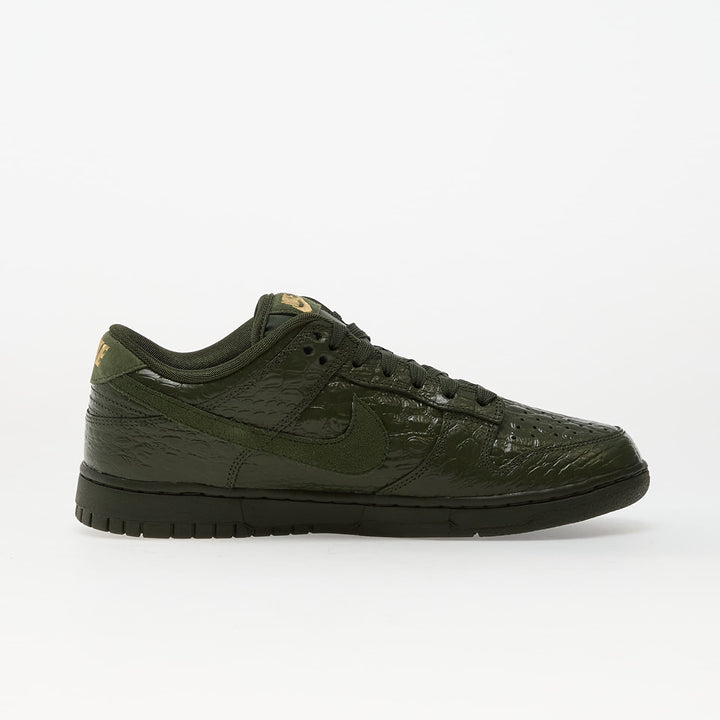 NIKE DUNK LOW CARBON GREEN/ CARBON GREEN-METALLIC GOLD