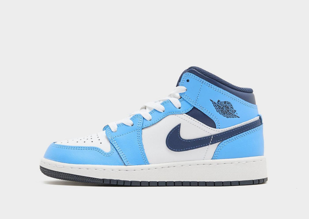 JORDAN AIR 1 MID BLUE WHITE GS