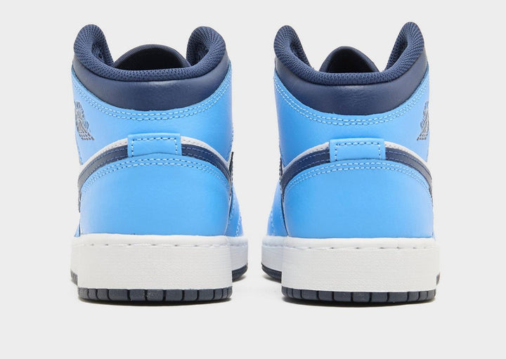 JORDAN AIR 1 MID BLUE WHITE GS