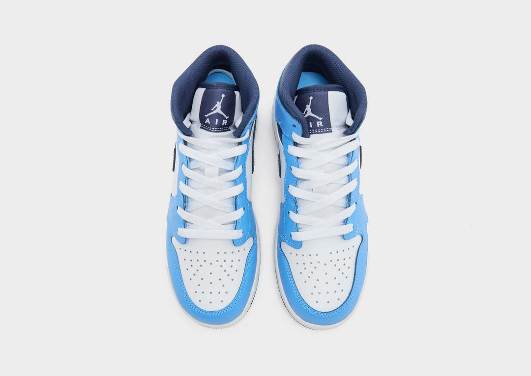 JORDAN AIR 1 MID BLUE WHITE GS