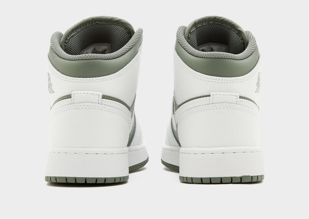 JORDAN AIR 1 MID WHITE GREEN GS