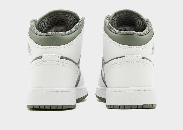 JORDAN AIR 1 MID WHITE GREEN GS