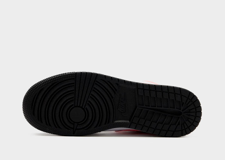 JORDAN AIR 1 LOW BLACK WHITE PINK GAZE GS