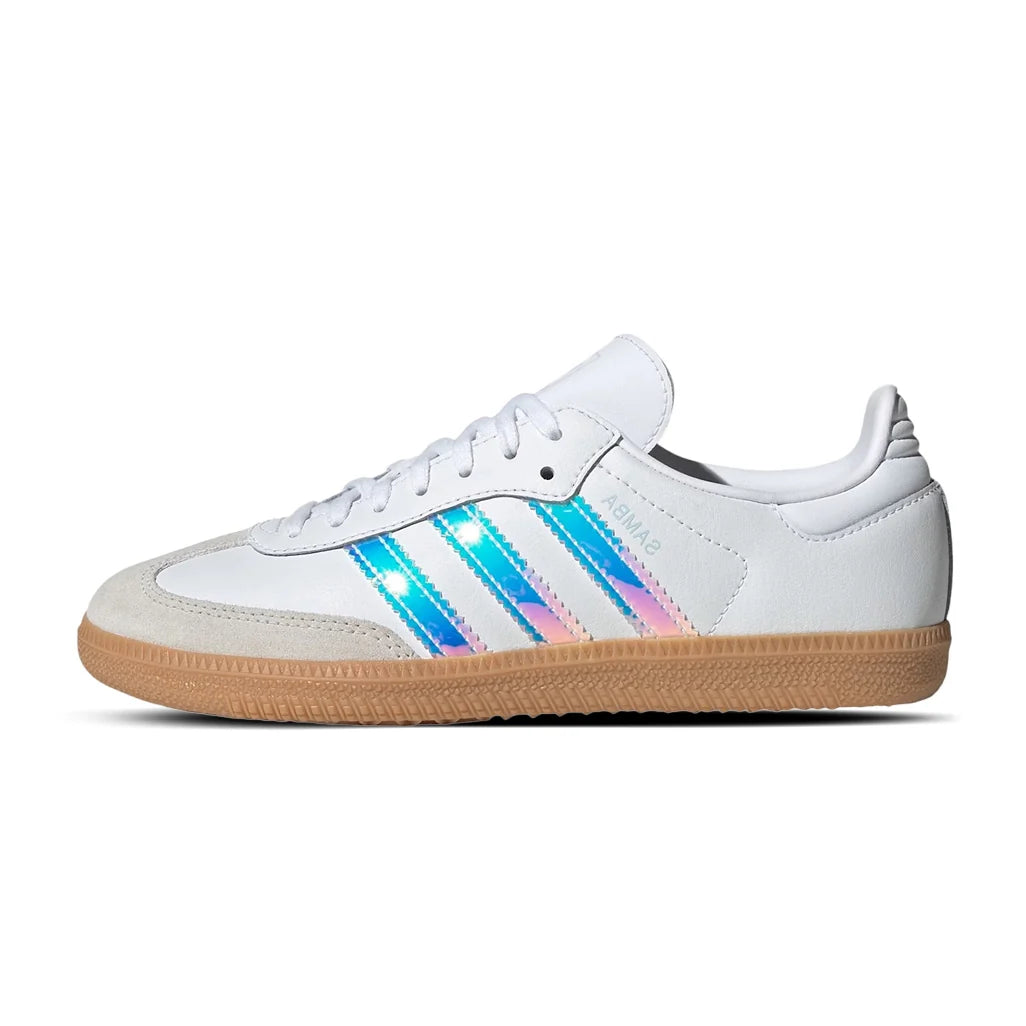 ADIDAS SAMBA OG WHITE IRIDESCENT STRIPES GS