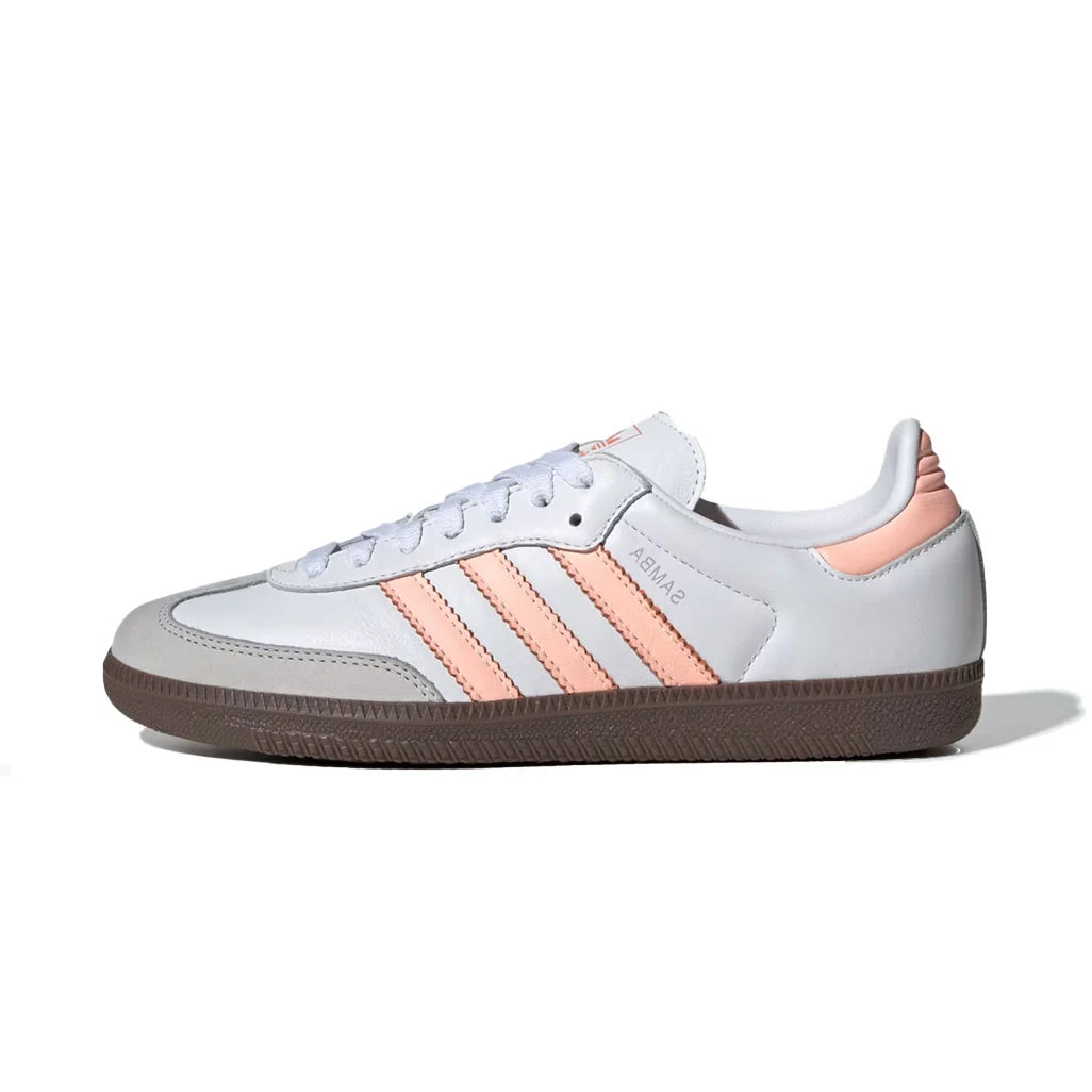 ADIDAS SAMBA OG CLOUD WHITE CLEAR ORANGE SEMI CORAL W