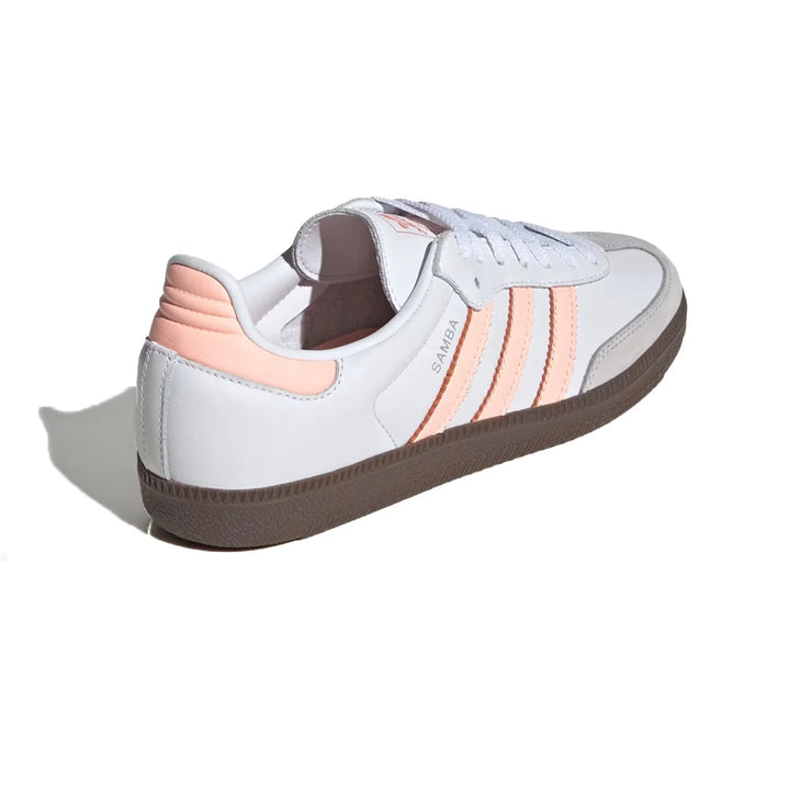 ADIDAS SAMBA OG CLOUD WHITE CLEAR ORANGE SEMI CORAL W